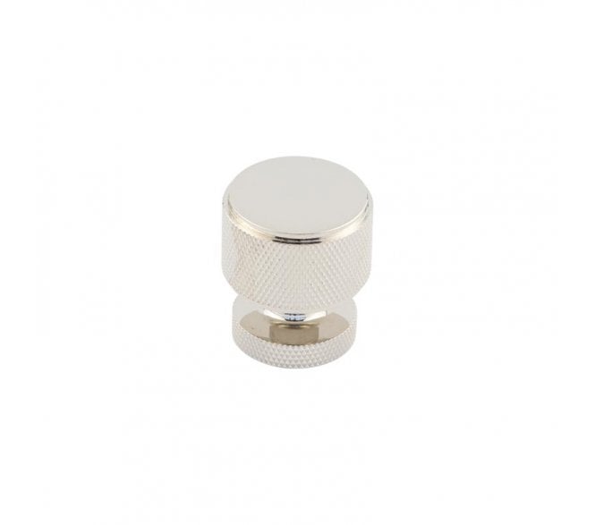 Burlington BUR400 Piccadilly Knurled Cabinet Knob - Polished Nickel