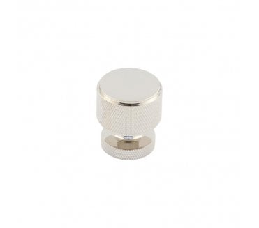 Burlington BUR400 Piccadilly Knurled Cabinet Knob - Polished Nickel