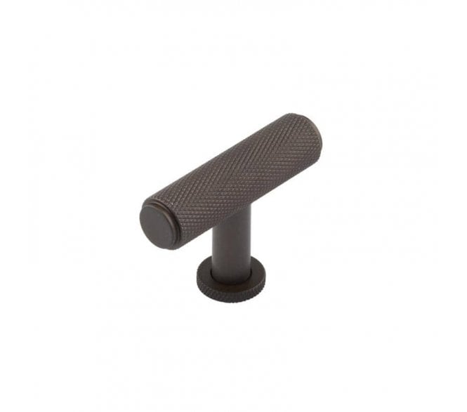 Burlington BUR401 Piccadilly Knurled T-Bar Knob - Dark Bronze