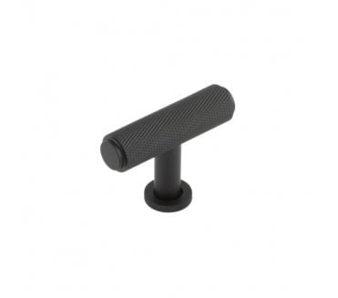 Burlington BUR401 Piccadilly Knurled T-Bar Knob - Matt Black