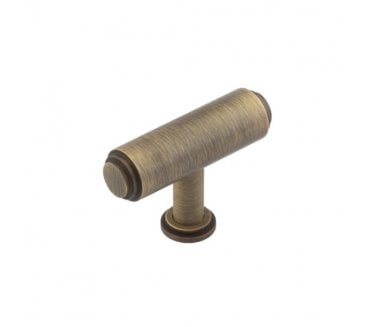 Burlington BUR502 Belgrave Stepped T-Bar Knob - Antique Brass