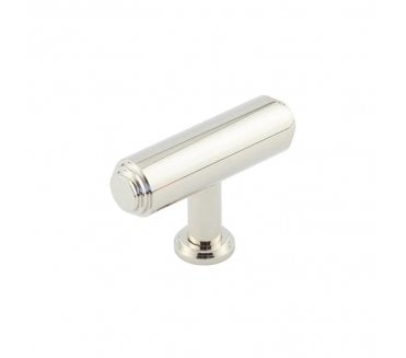 Burlington BUR502 Belgrave Stepped T-Bar Knob - Polished Nickel