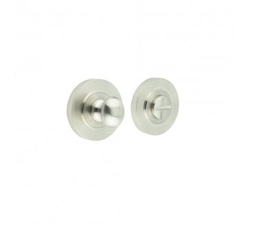Burlington BUR80 Bathroom Turn & Release On Plain Rose - Satin Nickel
