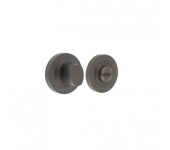 Burlington BUR81 Bathroom Turn & Release On Plain Rose - Dark Bronze