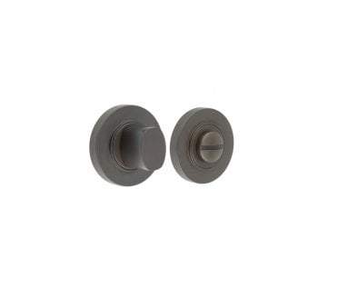 Burlington BUR81 Bathroom Turn & Release On Plain Rose - Dark Bronze