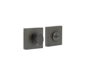 Burlington BUR81 Bathroom Turn & Release On Square Plain Rose - Dark Bronze