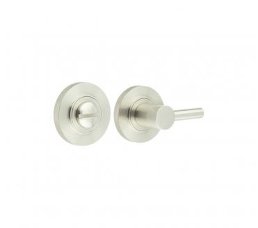 Burlington BUR82 Easy Bathroom Turn & Release W/ Knurled Roses - Satin Nickel