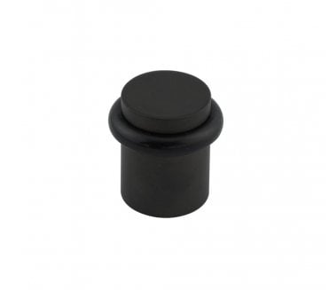 Burlington BUR960MB Solid Brass Floor Mounted Door Stop - Matt Black