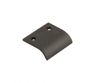 Burlington Curved Cabinet Edge Pulls - Dark Bronze