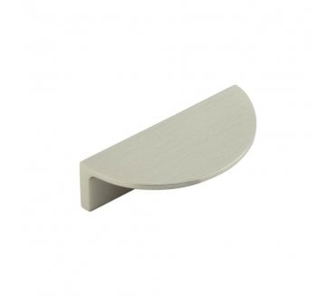 Burlington Half Moon Cabinet Edge Pulls - Satin Nickel