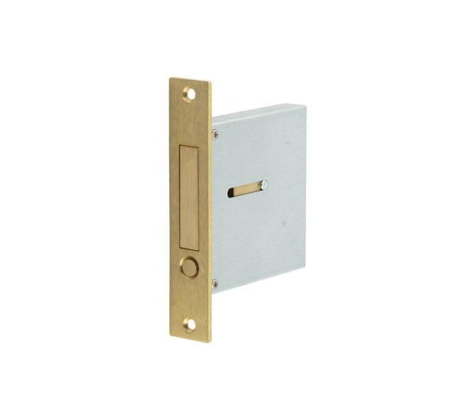 Burlington JV820 Luxury Sliding Door Edge Pull Handle - Satin Brass