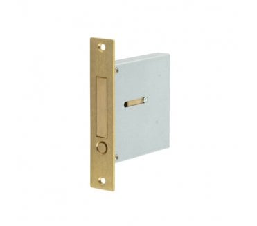 Burlington JV820 Luxury Sliding Door Edge Pull Handle - Satin Brass