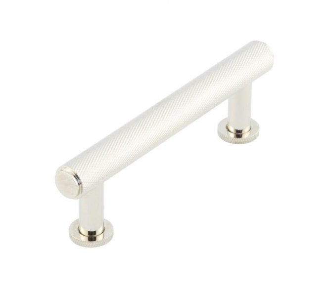 Burlington Piccadilly Knurled Cabinet Handles - Polished Nickel