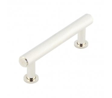 Burlington Piccadilly Knurled Cabinet Handles - Polished Nickel