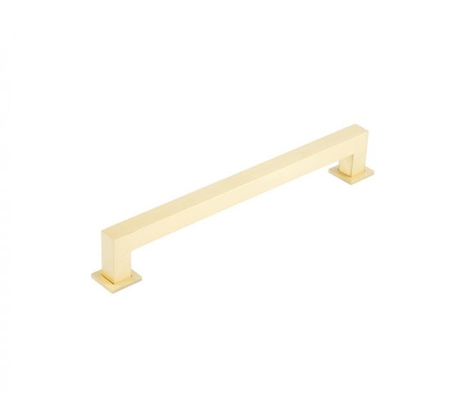 Burlington Trafalgar Square Cabinet Handles - Satin Brass