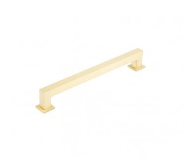 Burlington Trafalgar Square Cabinet Handles - Satin Brass