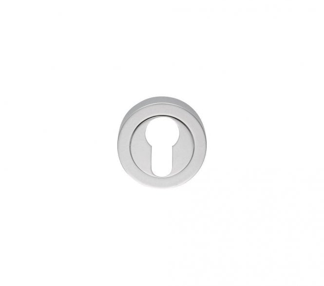 Carlisle Brass AA1 Euro Profile Designer Escutcheon - Polished Chrome
