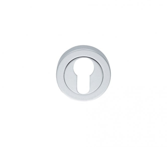 Carlisle Brass AA1 Euro Profile Designer Escutcheon - Satin Chrome
