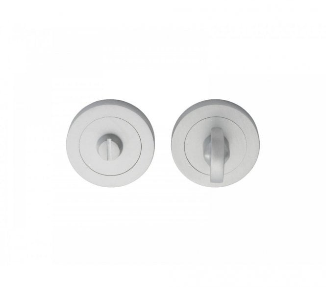 Carlisle Brass AA12L Bathroom Turn & Release Set - Satin Chrome (44mm doors)
