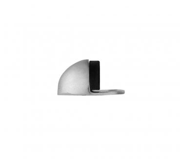 Carlisle Brass AA20 Floor Mounted Premium Oval Doorstop - Satin Chrome