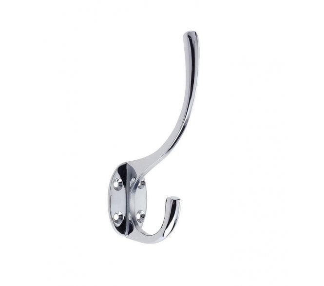 Carlisle Brass AA25 Victorian Hat & Coat Hook - Polished Chrome