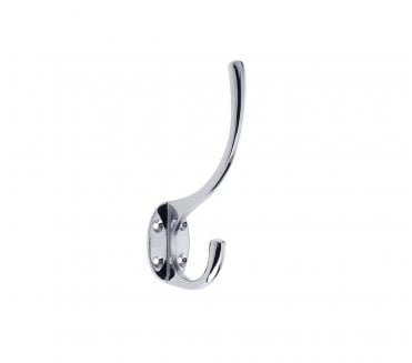 Carlisle Brass AA25 Victorian Hat & Coat Hook - Polished Chrome