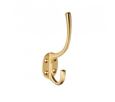 Carlisle Brass AA25 Victorian Hat & Coat Hook - Satin Brass