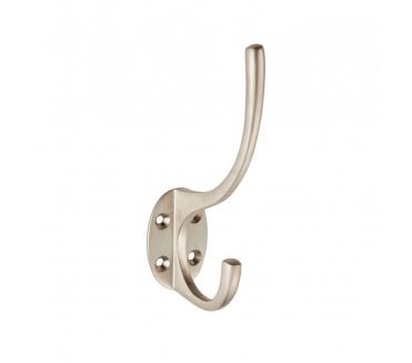Carlisle Brass AA25 Victorian Hat & Coat Hook - Satin Nickel