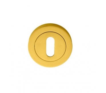 Carlisle Brass AA3 Key Profile Designer Escutcheon - Polished Brass