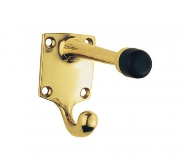 Carlisle Brass AA38 Buffered Hat & Coat Hook - Polished Brass