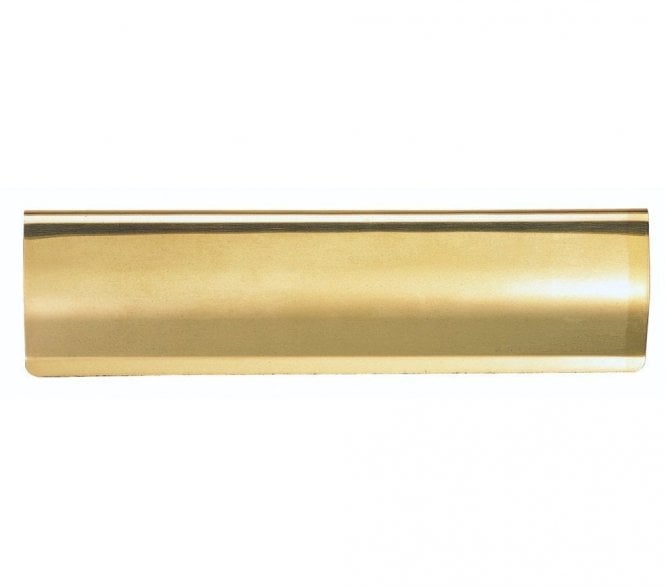 Carlisle Brass AA52 Curved Letter Plate Tidy 301x96mm - Polished Brass