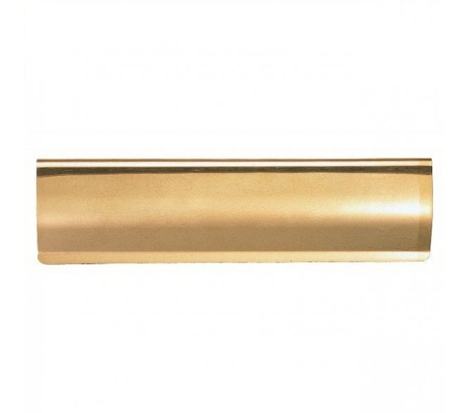 Carlisle Brass AA53 Curved Letter Plate Tidy 281x79mm - Polished Brass