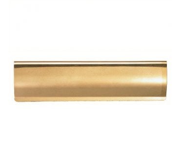 Carlisle Brass AA53 Curved Letter Plate Tidy 281x79mm - Polished Brass