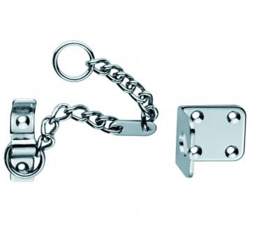 Carlisle Brass AA75 Heavy Duty Door Security Chain - Polished Chrome