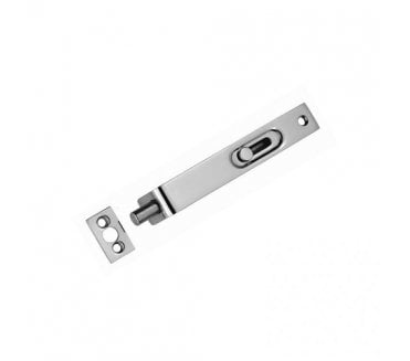 Carlisle Brass AA79 Slim Slide-Action Flush Bolt 100mm - Satin Chrome