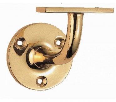 Carlisle Brass AA84 Heavy Handrail Bracket - Polished Brass
