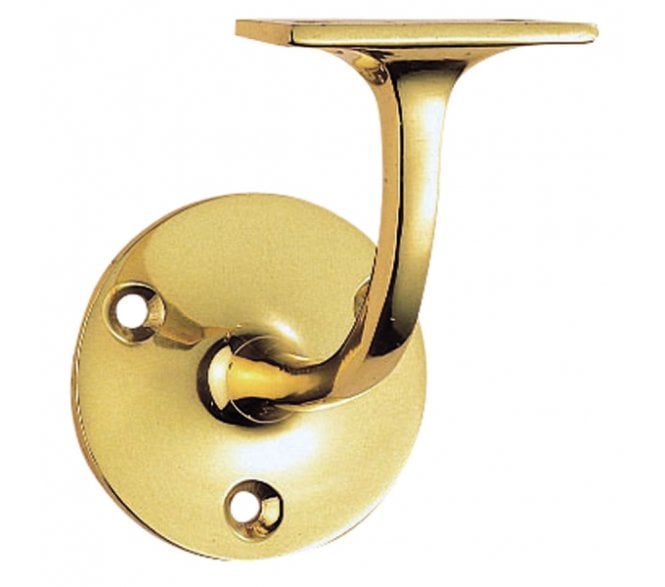 Carlisle Brass AA85 Lightweight Handrail Bracket - Polished Brass
