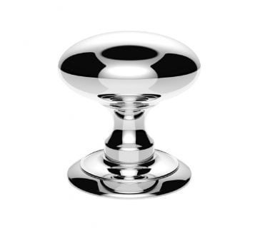 Carlisle Brass AC050 Large Mortice Door Knobs - Polished Chrome