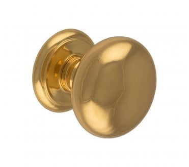 Carlisle Brass AC055 Large Centre Door Knob 100mm - Polished Brass
