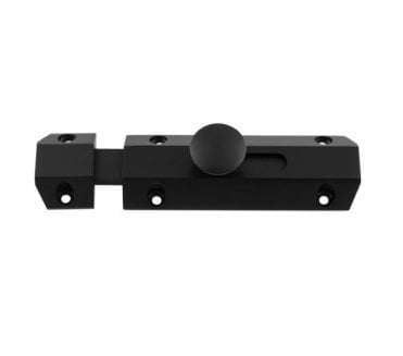Carlisle Brass AQ Flat Surface Door Bolts - Matt Black