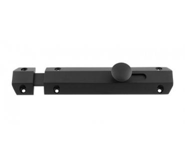 Carlisle Brass AQ Flat Surface Door Bolts - Matt Black