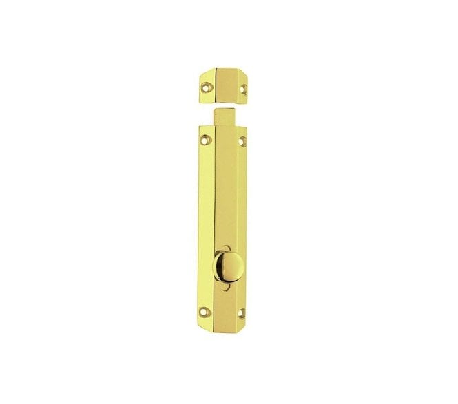 Carlisle Brass AQ Flat Surface Door Bolts - Polished Brass