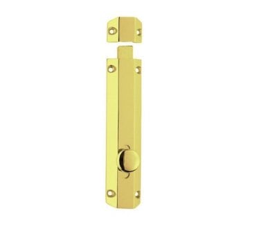 Carlisle Brass AQ Flat Surface Door Bolts - Polished Brass