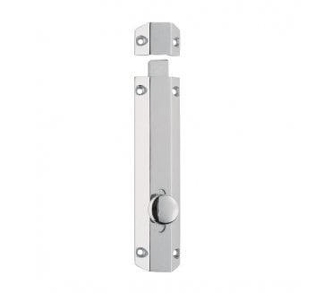 Carlisle Brass AQ Flat Surface Door Bolts - Polished Chrome