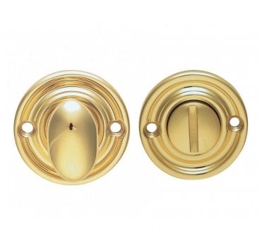 Carlisle Brass AQ133 Reeded Bath Turn & Release - Polished Brass