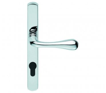 Carlisle Brass AQ1NP92 Stella Multipoint Lock Handles 92mm c/c  - Polished Chrome