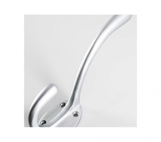 Carlisle Brass AQ25 Heavy Hat & Coat Hook - Satin Chrome