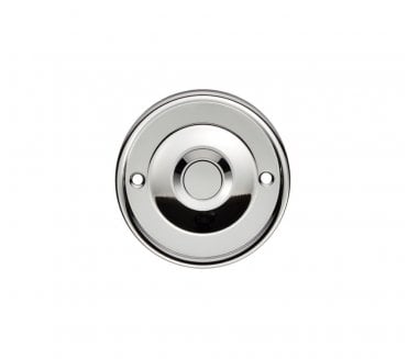 Carlisle Brass AQ30 Bell Push Round Design - Polished Chrome