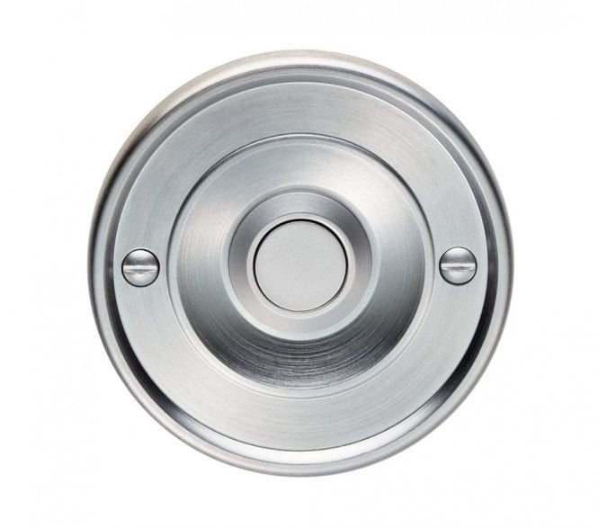 Carlisle Brass AQ30 Bell Push Round Design - Satin Chrome