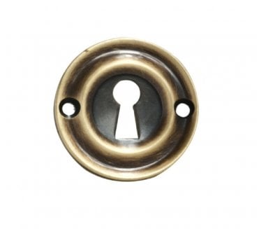 Carlisle Brass AQ41 Heavy Keyhole Escutcheon -Florentine Bronze